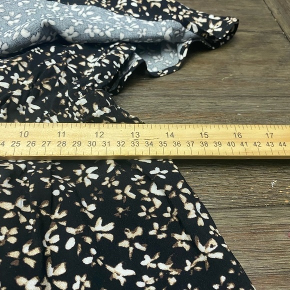 Express women floral off the shoulder fit flare mini summer dress - Picture 9 of 10